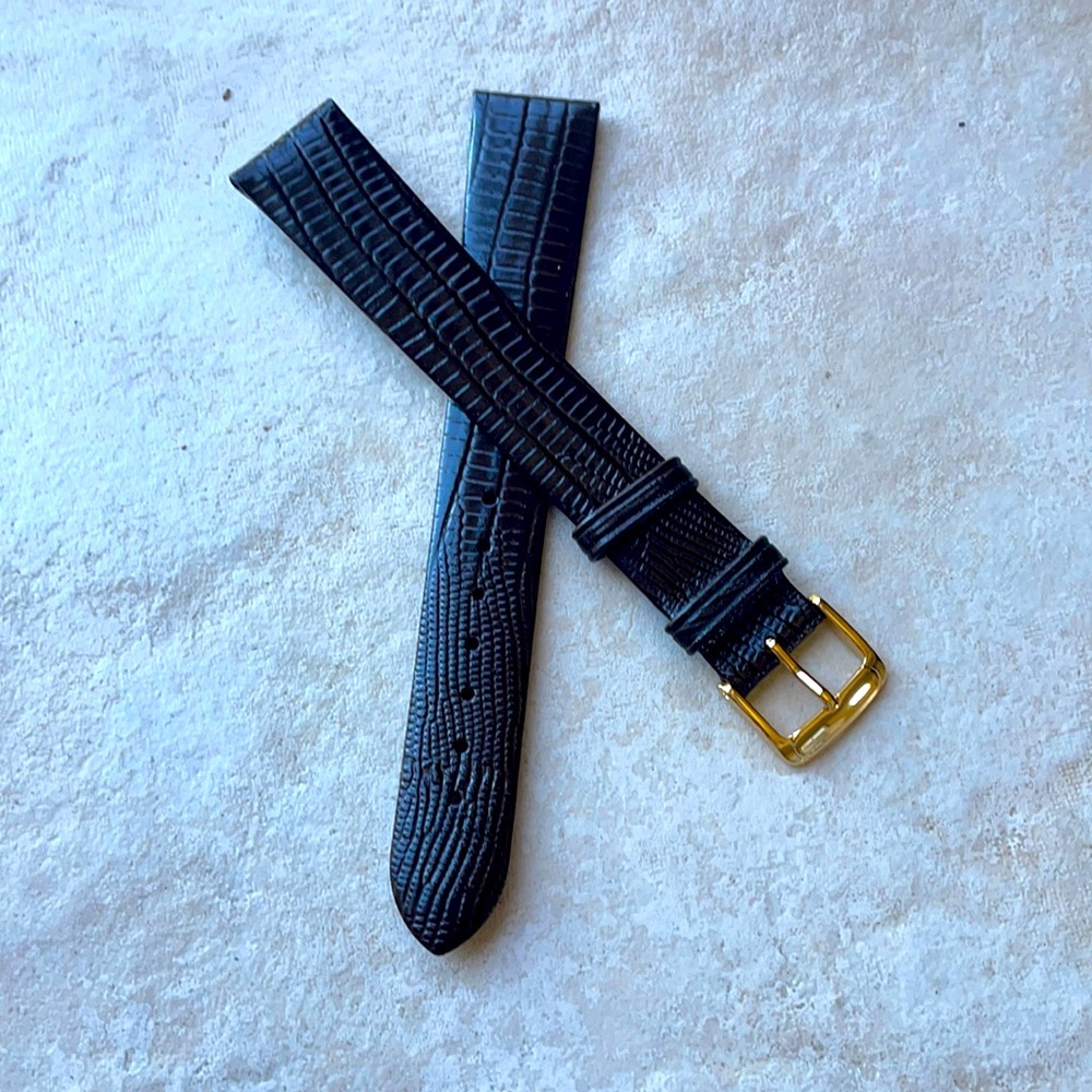 leather watch band Spidel 18mm